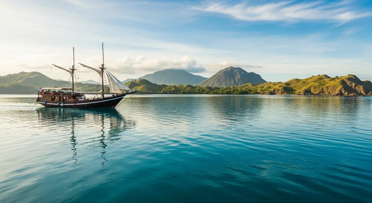 Book Yacht Komodo in Komodo National Park — a traditional Indonesian phinisi sailing schoo